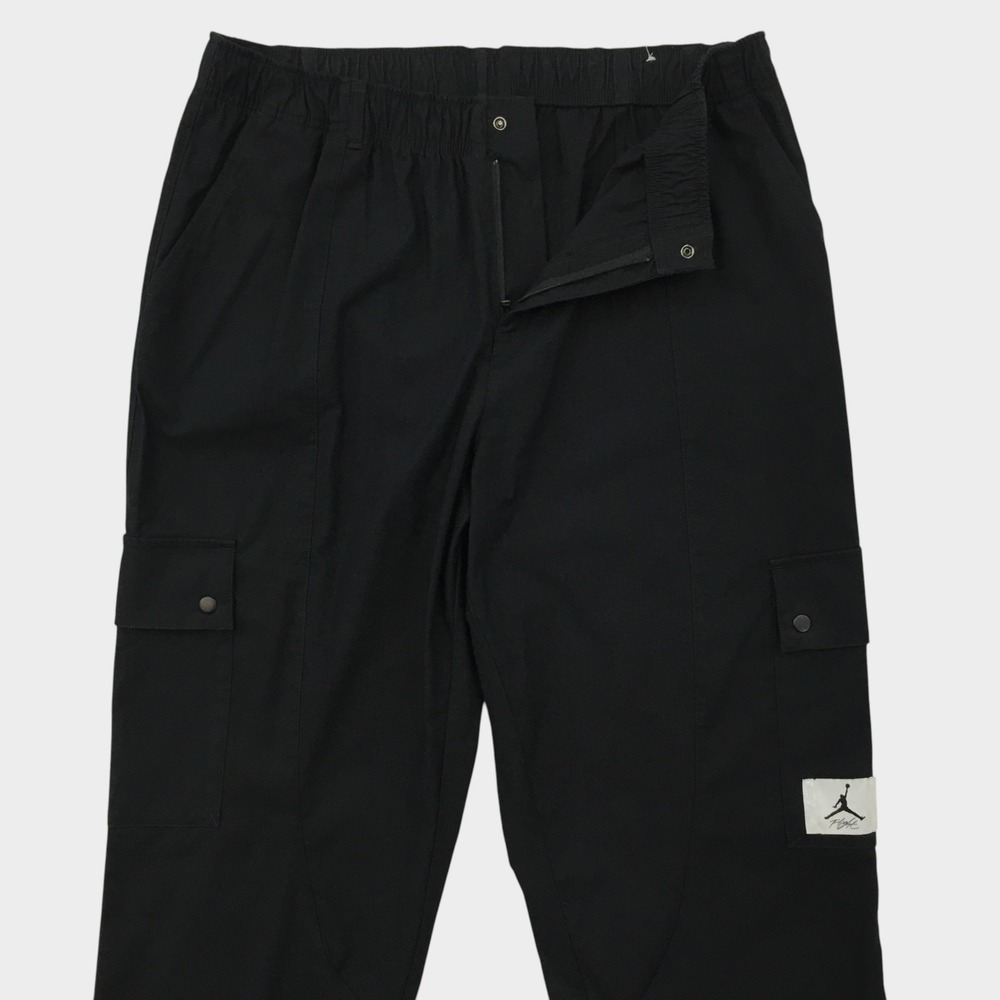 Jordan Essentials Womens XL Flight Cargo Pants Black Loose Fit DD7004-010